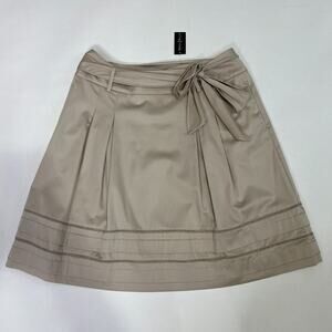 White House Black Market Beige Skirt Sz 10